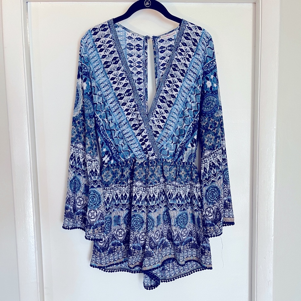 Blue romper